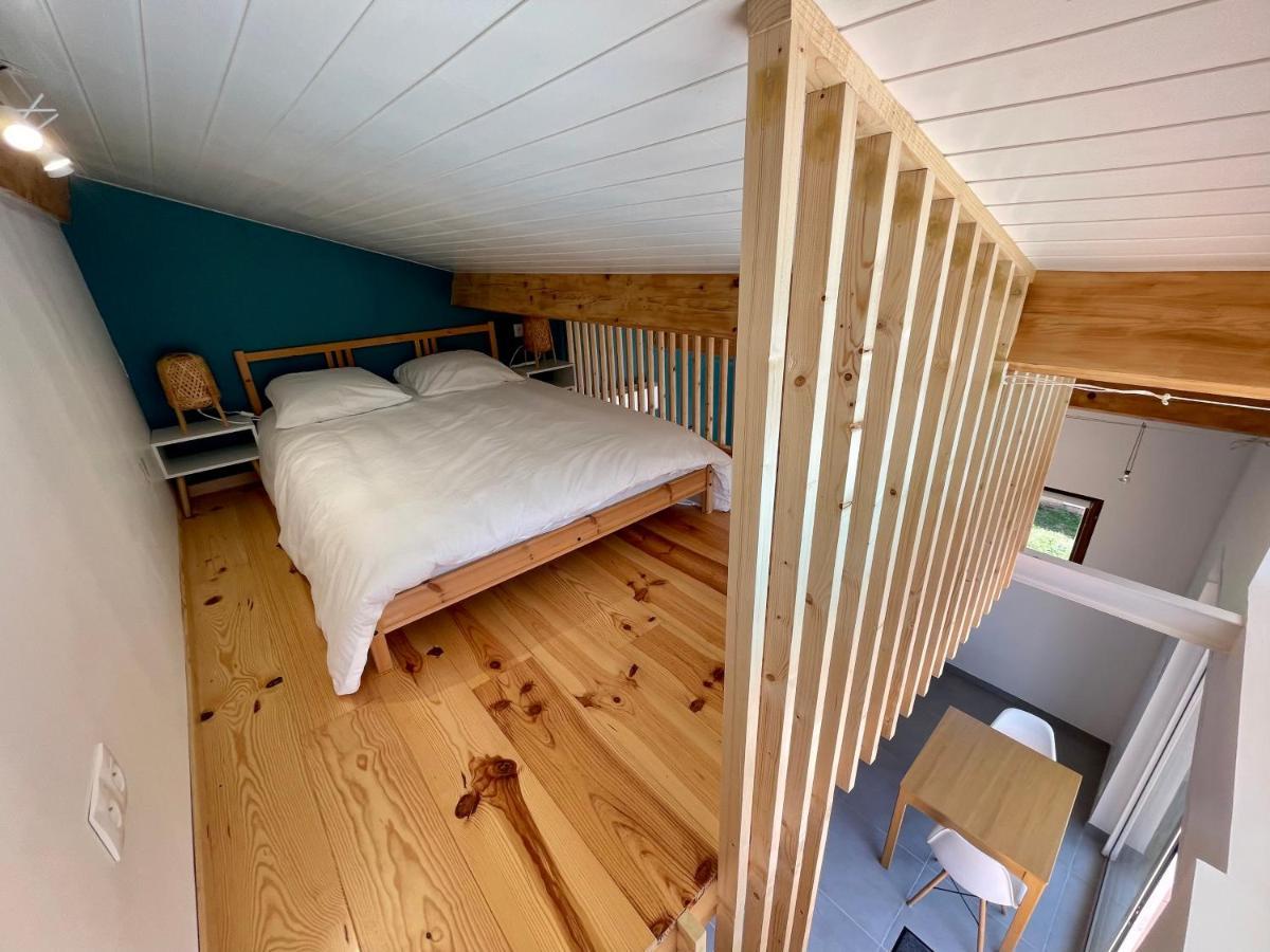Annexe Des Pins - Studio Gite Avec Piscine & Climatisation Villeneuve-lès-Béziers Dış mekan fotoğraf