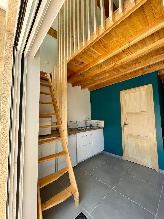 Annexe Des Pins - Studio Gite Avec Piscine & Climatisation Villeneuve-lès-Béziers Dış mekan fotoğraf